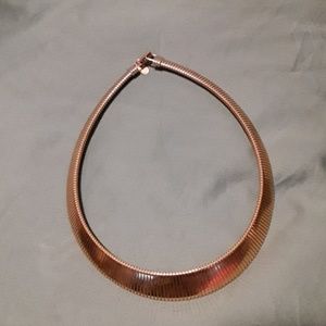 Vintage PARK LANE Choker Necklace Slinky Gold Snak